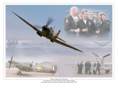 Commissioned for the BBMF. This images was created to commemorate the final display season for BBMF pilot Gp.Capt. Russ Allchrone.