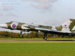 The post restoration maiden flight of the Avro Vulcan XH558. Used in the November 2010 edition of Aircraft Illustrated.