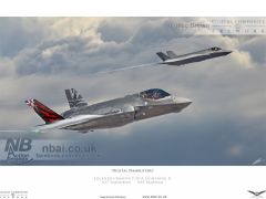 'Digital Dambusters' (Artistic Impression) A pair of 617 Squadron F35-A Lightning II from RAF marham climbing out of cloud.