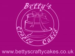 This logo was created for bespoke cake company www.bettyscraftycakes.co.uk  